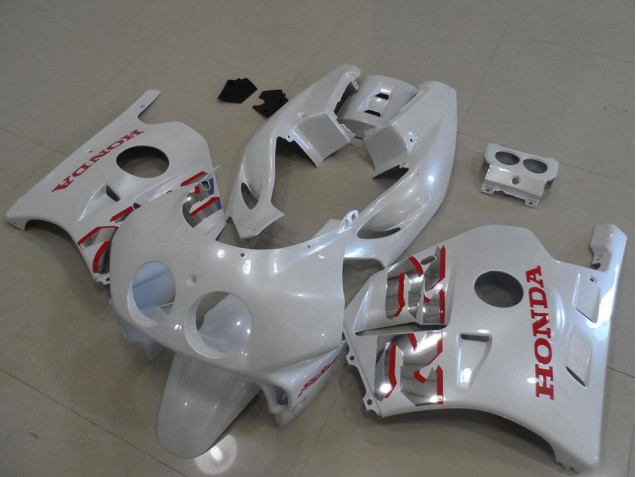 1991-1998 Pearl White Red Honda CBR250RR MC22 MC22 Motorcycle Fairings