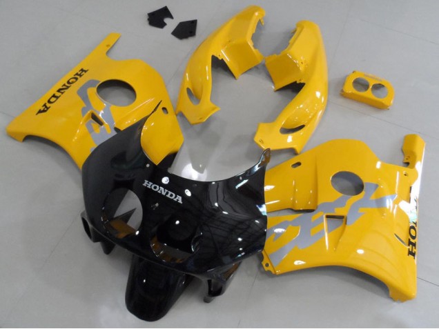 1991-1998 Yellow Black Honda CBR250RR MC22 MC22 Motorcycle Fairings