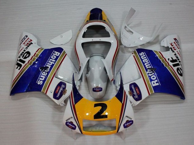 1994-1996 White Blue Yellow Honda NSR250 MC28 P4 Motorcycle Fairings