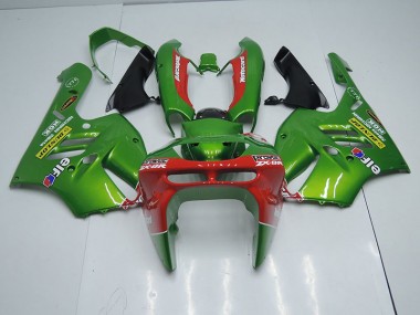 1994-1997 Green Red Kawasaki Ninja ZX9R Motorcycle Fairings & Bodywork