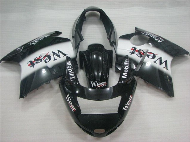 1996-2007 Black White Honda CBR1100XX Motorcycle Fairings