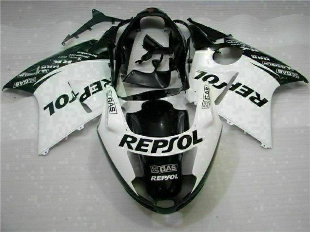 1996-2007 White Black Honda CBR1100XX Motorcycle Fairings