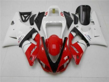 1998-1999 Red White Yamaha YZF R1 Motorcycle Fairings