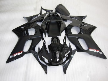 1998-2002 Black Yamaha YZF R6 Motorcycle Fairings