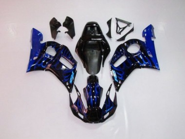 1998-2002 Blue Flame Yamaha YZF R6 Motorcycle Fairings