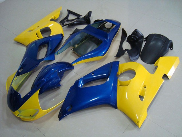 1998-2002 Yellow Blue Yamaha YZF R6 Fairing Kit & Bodywork