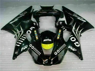 2000-2001 Black Yamaha YZF R1 Motorcycle Fairings