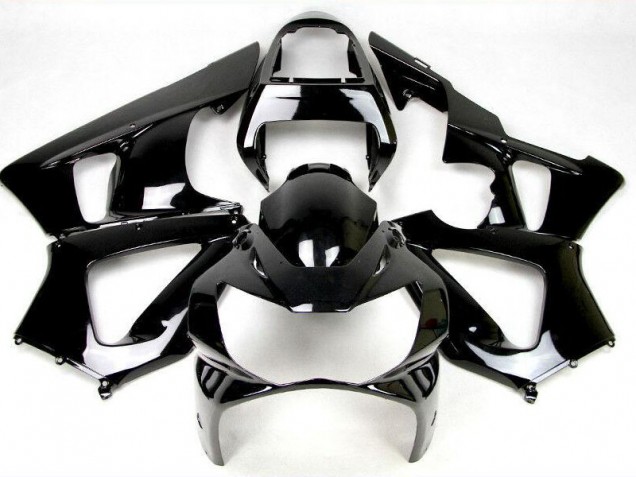 2000-2001 Glossy Black Honda CBR900RR 929RR Motorcycle Fairings