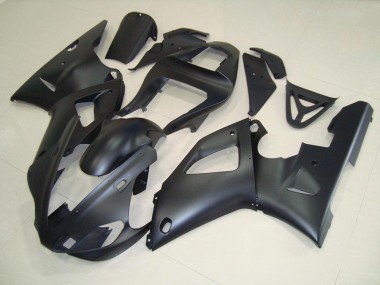 2000-2001 Matte Black Yamaha YZF R1 Motorcycle Fairings