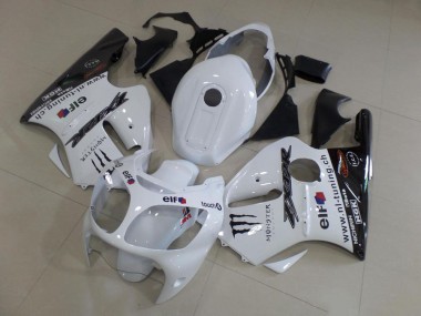 2000-2001 White Kawasaki Ninja ZX12R Motorcycle Fairings & Bodywork