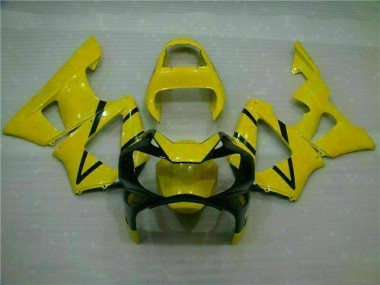 2000-2001 Yellow Honda CBR900RR 929RR Motorcycle Fairings