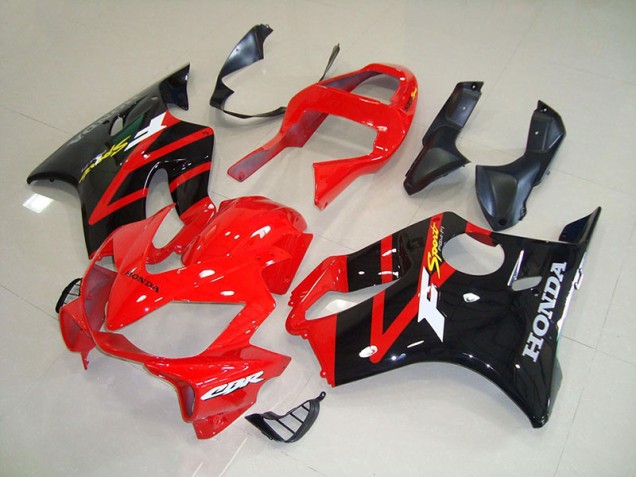 2001-2003 Black Red Honda CBR600 F4I Motorcycle Fairings