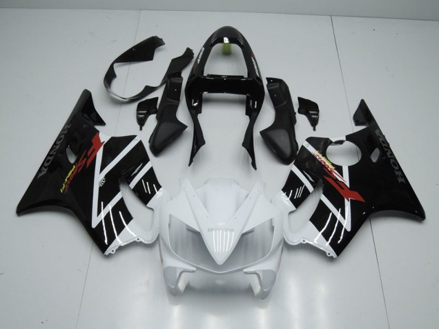 2001-2003 Black White Honda CBR600 F4I Motorcycle Fairings