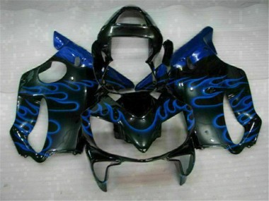 2001-2003 Blue Flames Honda CBR600 F4i Motorcycle Fairings