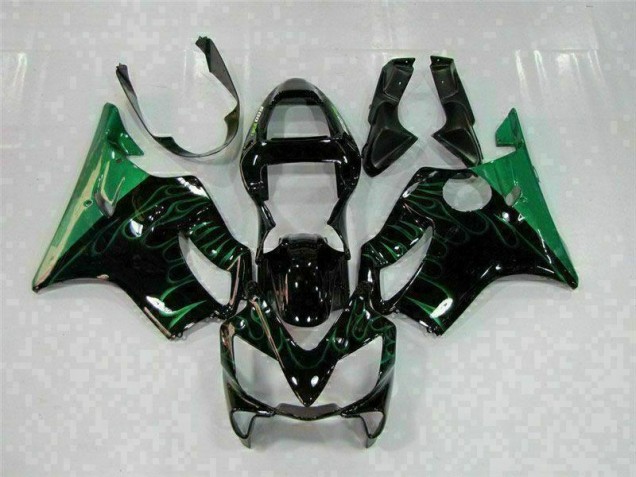 2001-2003 Green Honda CBR600 F4i Motorcycle Fairings