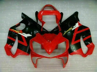 2001-2003 Red Black Honda CBR600 F4i Plastics Motorcycle Fairings