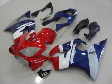 2001-2003 Red Blue Silver Honda CBR600 F4I Motorcycle Fairings