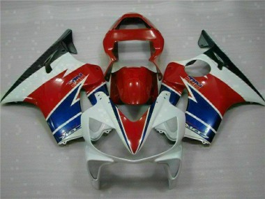 2001-2003 Red White Blue Honda CBR600 F4i Motorcycle Fairings