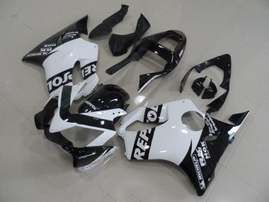 2001-2003 White Repsol Honda CBR600 F4I Motorcycle Fairings