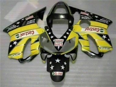 2001-2003 Yellow Black Honda CBR600 F4i Full Fairing Kit