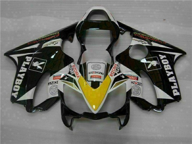 2001-2003 Yellow Silver Black Honda CBR600 F4i Motorcycle Fairings