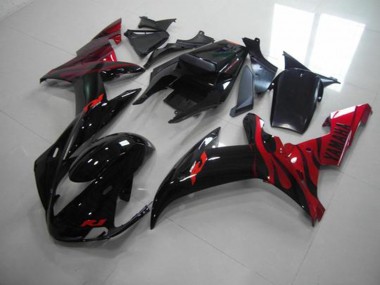 2002-2003 Black Flame Yamaha YZF R1 Motorcycle Fairings