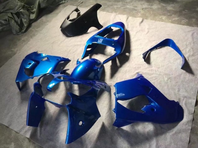 2002-2003 Blue Matte Black Kawasaki Ninja ZX9R Motorcycle Fairings & Bodywork