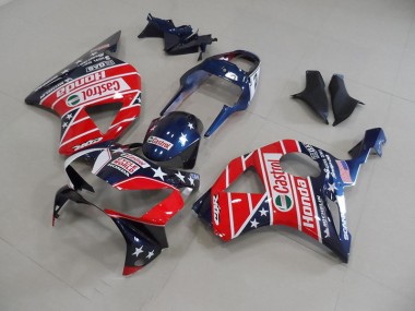 2002-2003 Dark Blue Star Honda CBR900RR 954 Motorcycle Fairings