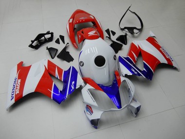 2002-2013 Blue White Red Honda VFR800 Motorcycle Fairings