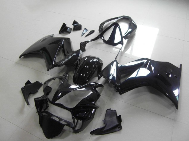 2002-2013 Glossy Black Honda VFR800 Motorcycle Fairings