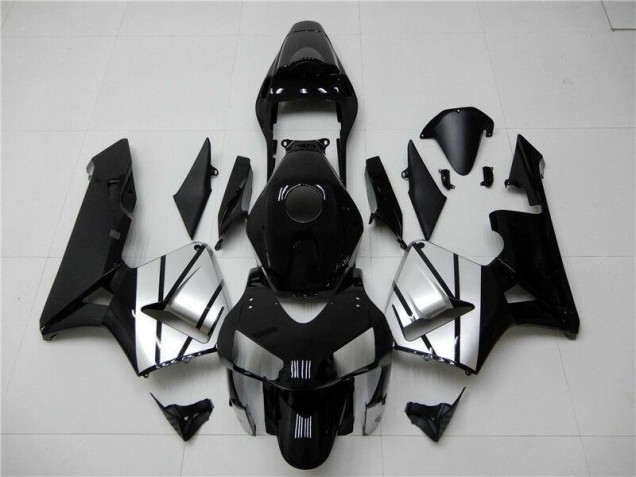 2003-2004 Black Silver Honda CBR600RR Motorcycle Fairings