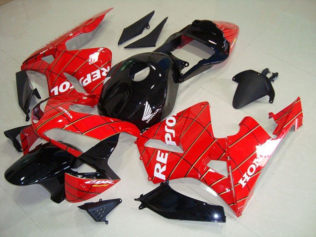 2003-2004 Black Spider Man Honda CBR600RR Motorcycle Fairings