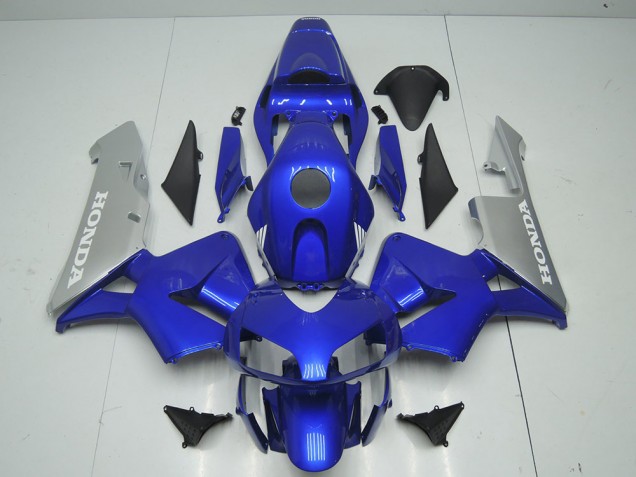 2003-2004 Blue Silver Honda CBR600RR Motorcycle Fairings