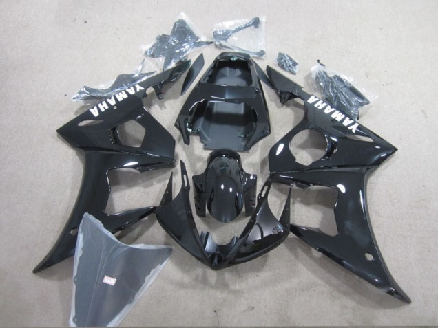 2003-2005 Black White Decal Yamaha YZF R6 Motorcycle Fairings