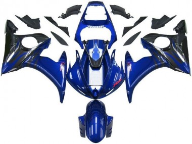 2003-2005 Blue Black Yamaha YZF R6 Motorcycle Fairings