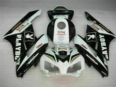 2004-2005 Black White Honda CBR1000RR Motorcycle Fairings