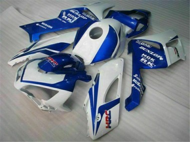 2004-2005 Blue White Honda CBR1000RR Complete Fairing Kit