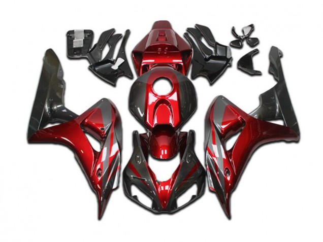 2004-2005 Candy Red Grey Black Honda CBR1000RR Motorcycle Fairings