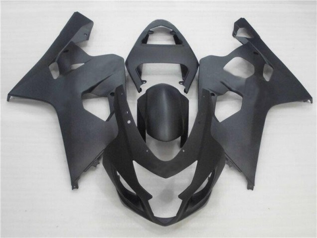 2004-2005 Matte Black Suzuki GSXR 600/750 Motorcycle Fairings