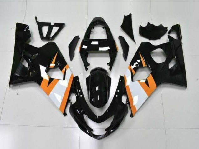 2004-2005 Orange Black Suzuki GSXR 600/750 Abs Fairing Kits