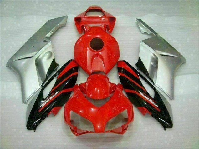 2004-2005 Red Silver Honda CBR1000RR Motorcycle Fairings