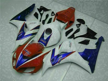 2004-2005 Red White Honda CBR1000RR Motorcycle Fairings