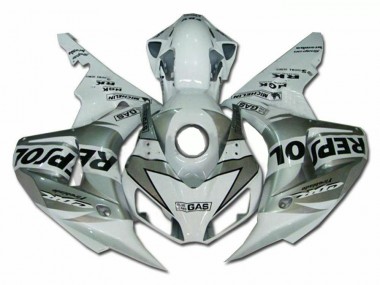 2004-2005 Silver Honda CBR1000RR Motorcycle Fairings