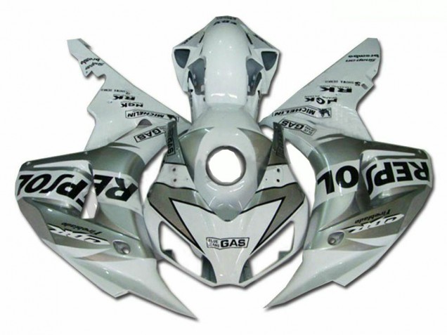 2004-2005 Silver Honda CBR1000RR Motorcycle Fairings