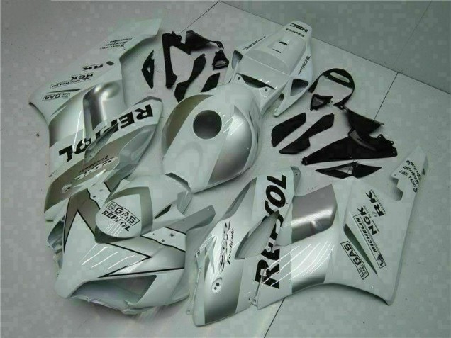 2004-2005 Silver White Honda CBR1000RR Motorcycle Fairings