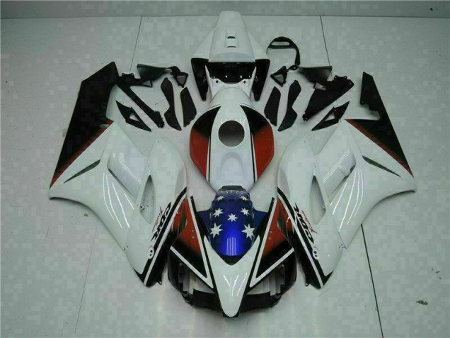 2004-2005 White Black Honda CBR1000RR Fairing Kits