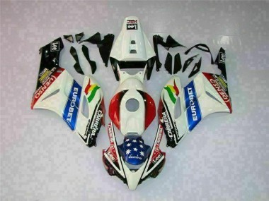 2004-2005 White Red Honda CBR1000RR Fairing Kit