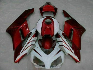 2004-2005 White Red Honda CBR1000RR Full Fairing Kits