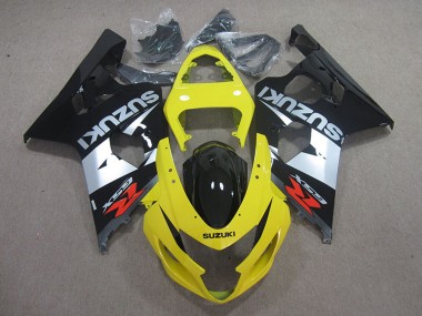 2004-2005 Yelow Black Silver Suzuki GSXR750 Motorcycle Fairings & Bodywork