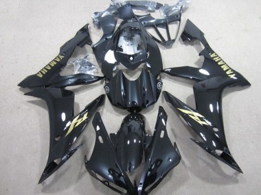 2004-2006 Black Wigh Gold Decal Yamaha YZF R1 Motorcycle Fairings